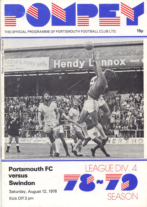 <b>Saturday, August 12, 1978</b><br />vs. Portsmouth (Away)